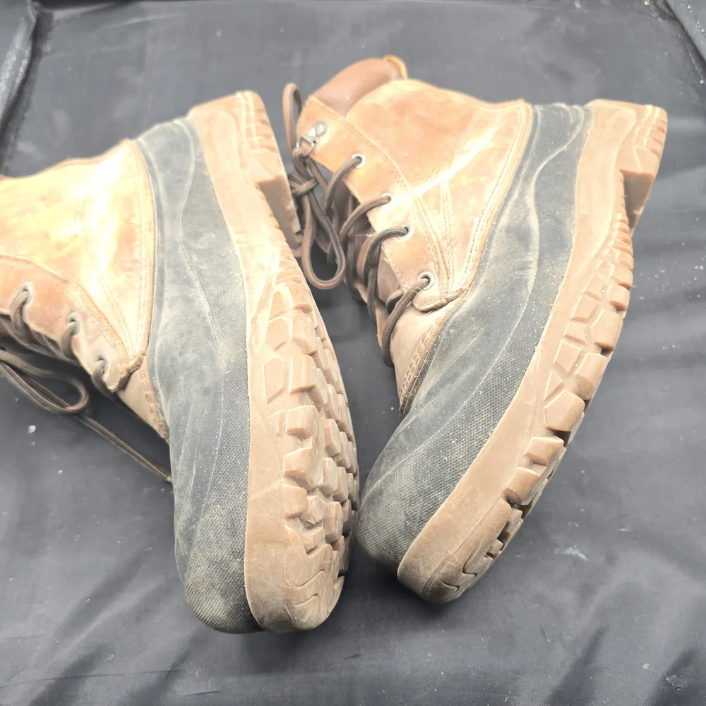 Ozark Trail Brown and Black Hiking Boots with‎ Rugged Design